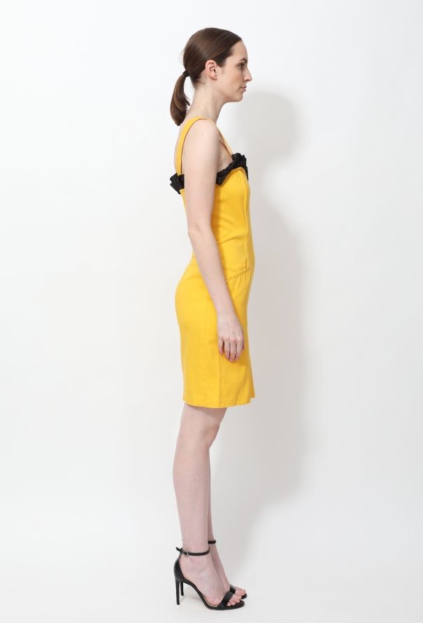 Saint Laurent Vintage Ruffled Dress - 4