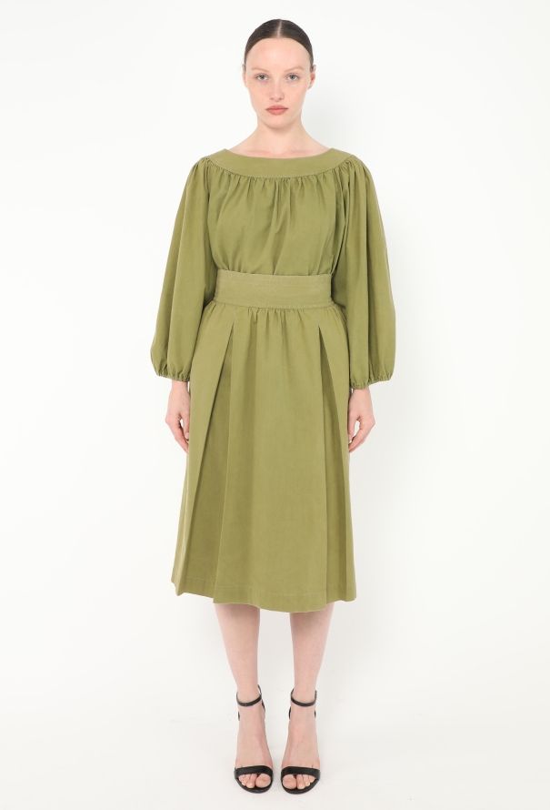 Saint Laurent Late '70s Belted Peasant Ensemble - 2