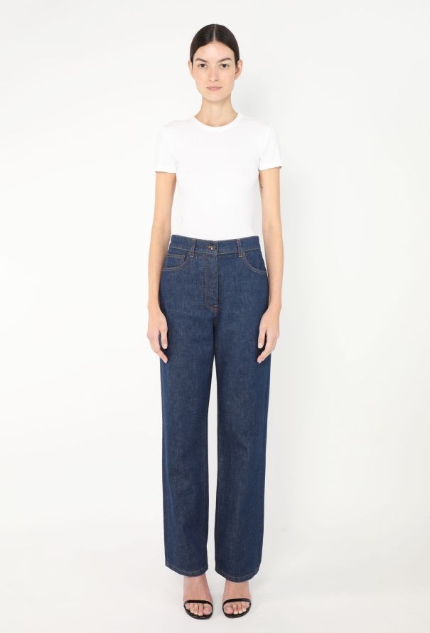 The Row 2023 Straight-Leg Borjis Jeans - 3