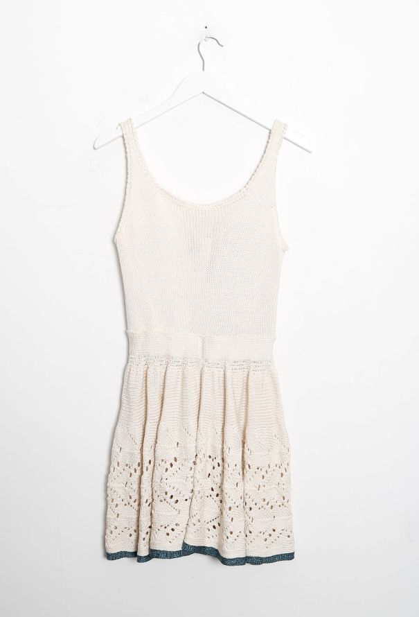 Chanel S/S 2010 Flared Silk Knit Dress - 8