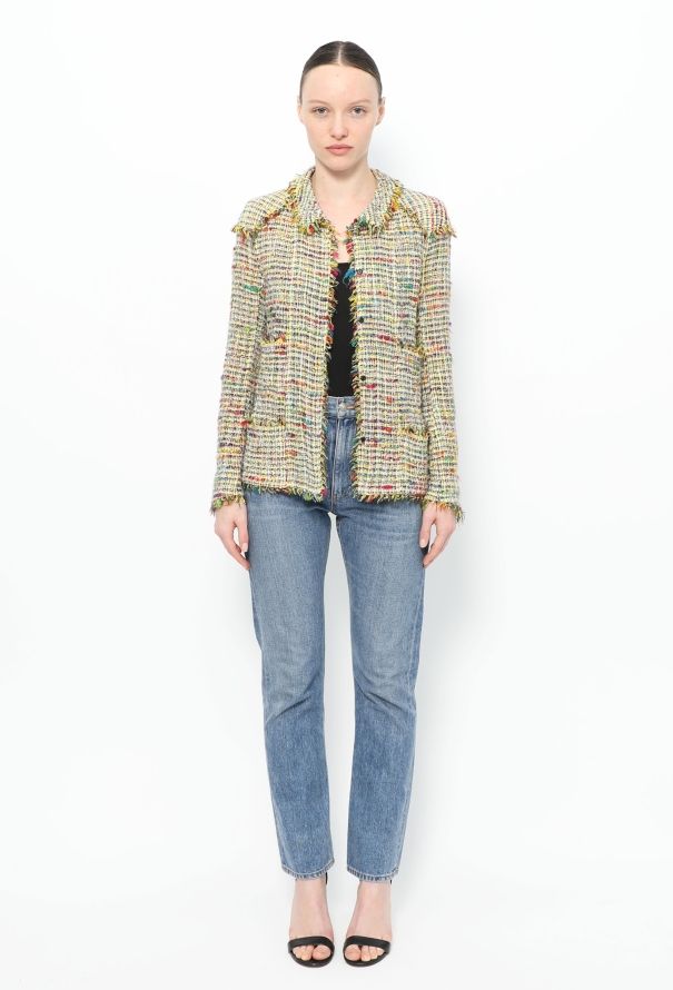 Chanel RARE S/S 1998 Tweed Épaulette Jacket - 3