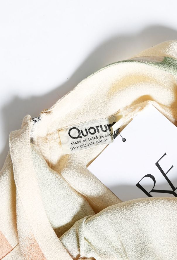 Ossie Clark COLLECTOR Quorum 1965 Moss Crêpe Dress - 5