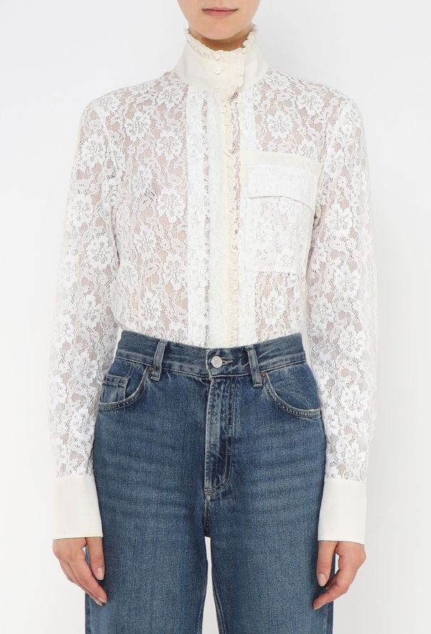 Chloé Pre-Fall 2018 Lace Blouse - 1