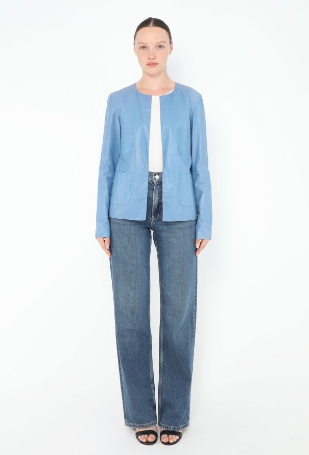 Chanel Resort 2015 Paris-Dubai Leather Lurex Jacket - 5