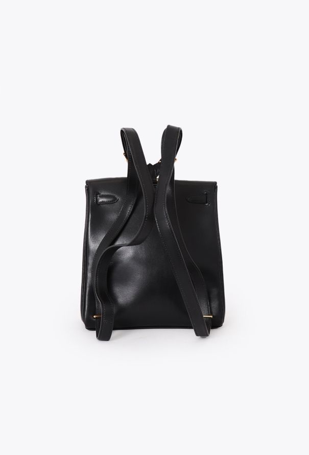 Hermès Vintage Black Box Kelly Ado 20 Backpack - 6