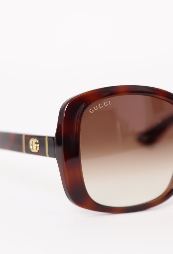 Gucci 2021 Tortoiseshell Butterfly Sunglasses - 6