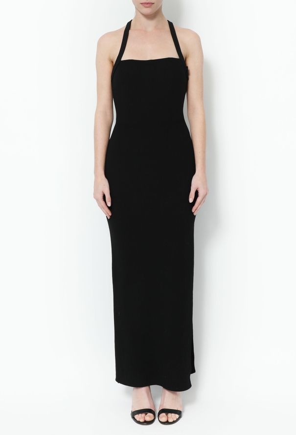 Gianni Versace 1993 Crêpe Halter Dress - 2