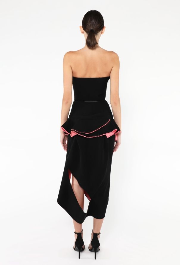 Balenciaga S/S 2013 Peplum Cut-Out Gown - 3