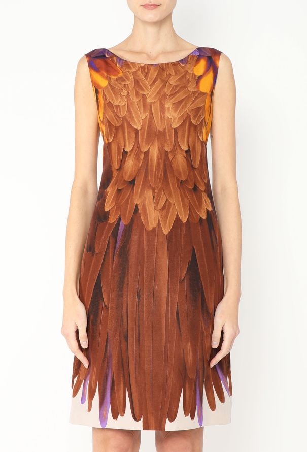 Prada S/S 2005 Silk Feather Dress - 4