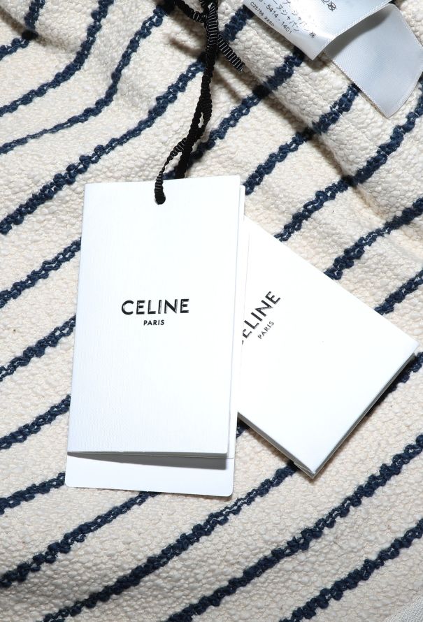 Céline 2023 Tweed Marinière Jacket - 7