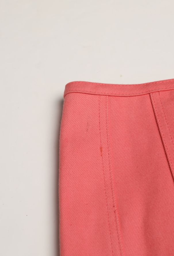 Jean Paul Gaultier 1989 Lace-up Denim Skirt - 8