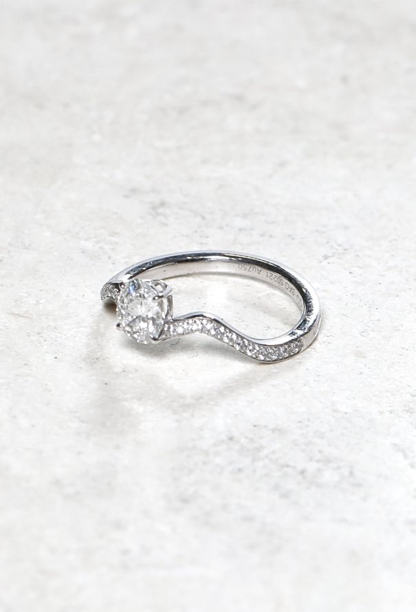 Mellerio 18k White Gold & Diamond Ring - 2