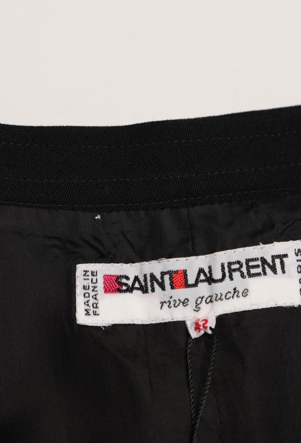 Saint Laurent Vintage Notched Smoking Ensemble - 12