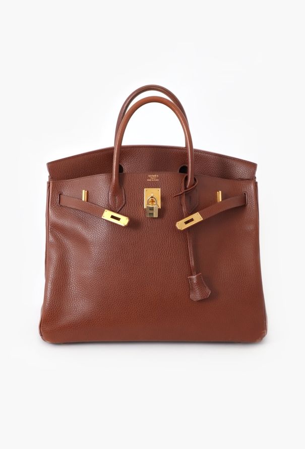 Hermès Brown Vaches Ardennes Birkin 40 - 2