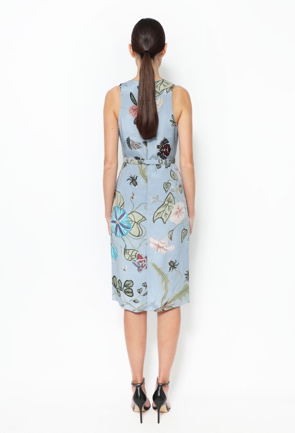 Gucci Resort 2015 Printed Silk Dress - 4