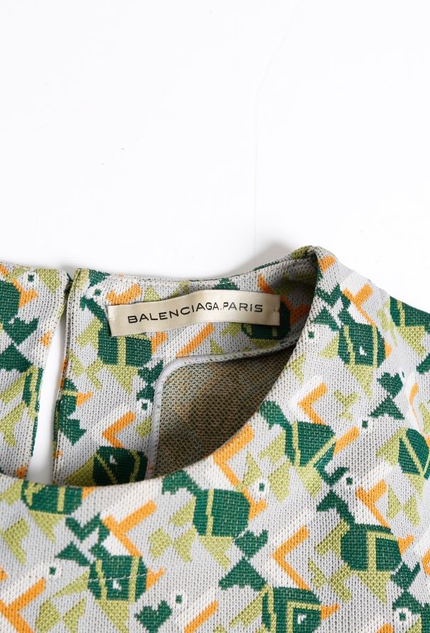 Balenciaga Resort 2011 Printed Knit Top - 5