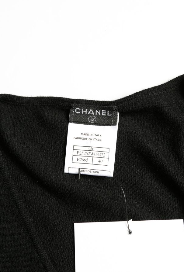 Chanel Cashmere Tweed Trim Top - 4