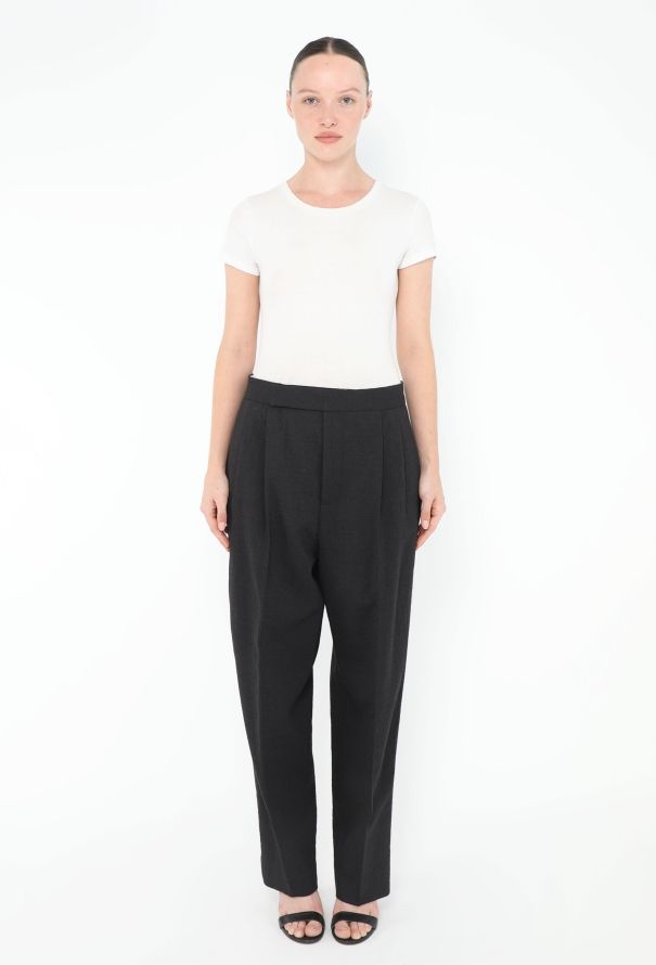 Céline F/W 2018 Tapered Pleated Trousers - 1