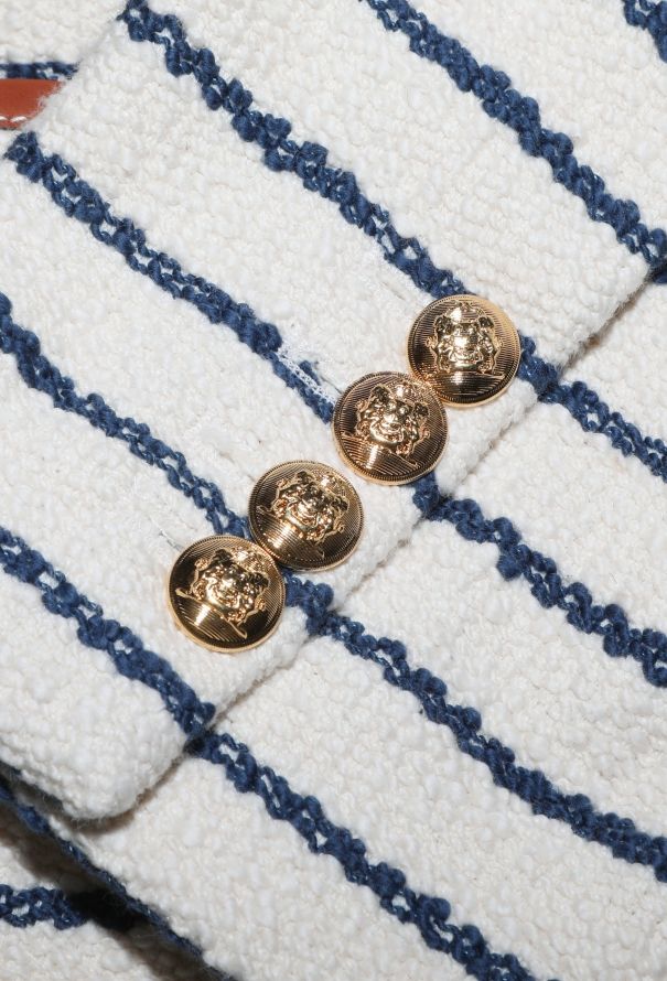 Céline 2023 Tweed Marinière Jacket - 8