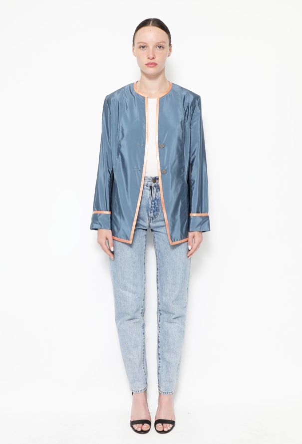 Chanel 2000 Patent Trim Jacket - 2