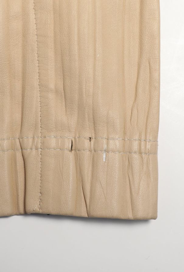 Céline 2016 Leather Drawstring Coat - 11