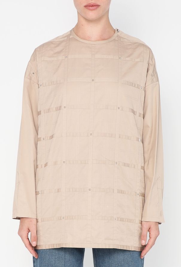 Hermès 2014 Checkered Studded Tunic - 3