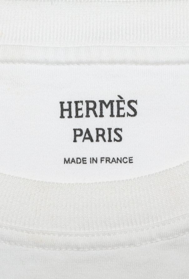 Hermès Cotton Embroidered T-Shirt - 5