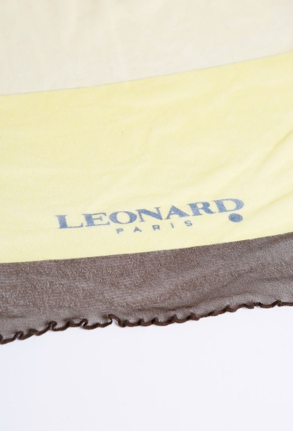 Leonard Floral & Geometric Print Scarf - 2