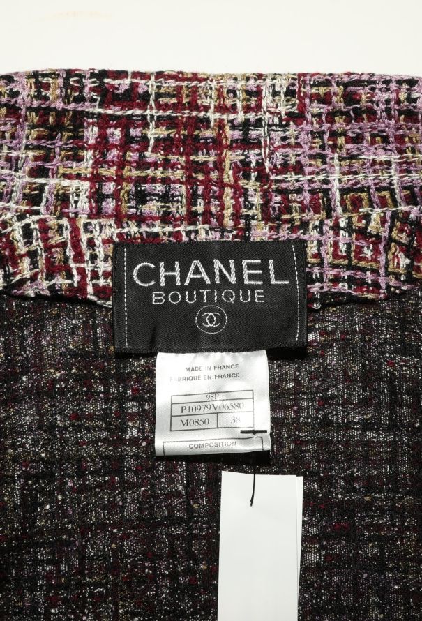 Chanel RARE S/S 1998 Tweed Bodycon Jacket - 7
