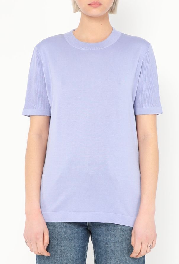 Chanel '90s Ribbed Trim 'CC' Top - 1