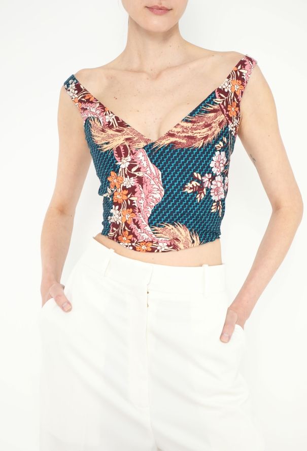 Vivienne Westwood S/S 2000 Off-Shoulder Bustier Top - 1