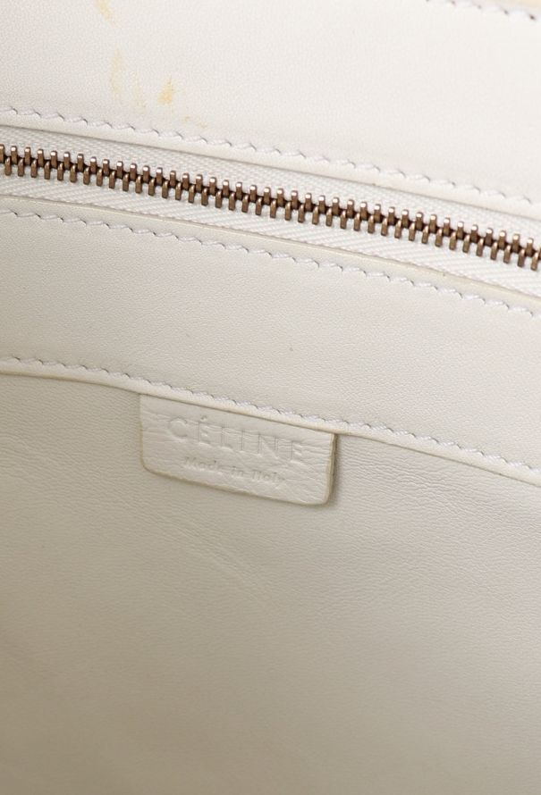 Céline Resort 2012 Fuchsia & White Vertical Tote Bag - 12