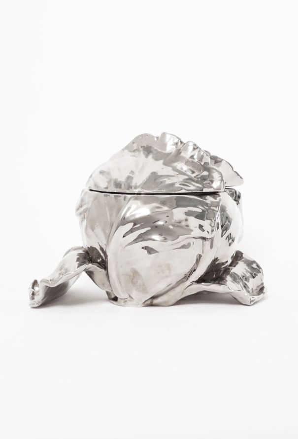 Dior Vintage Silver Porcelain Terrine - 1