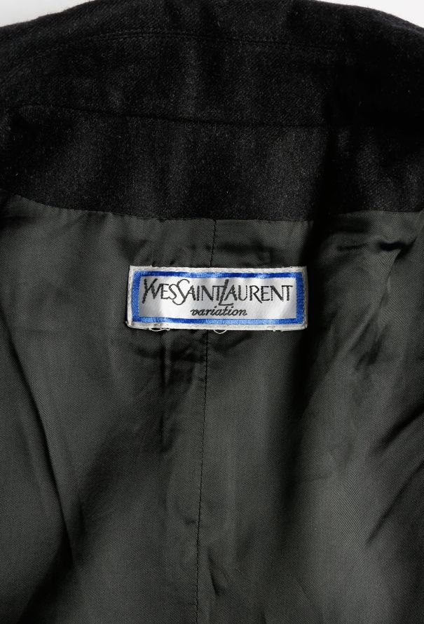 Saint Laurent Vintage Wool Twill Blazer - 5