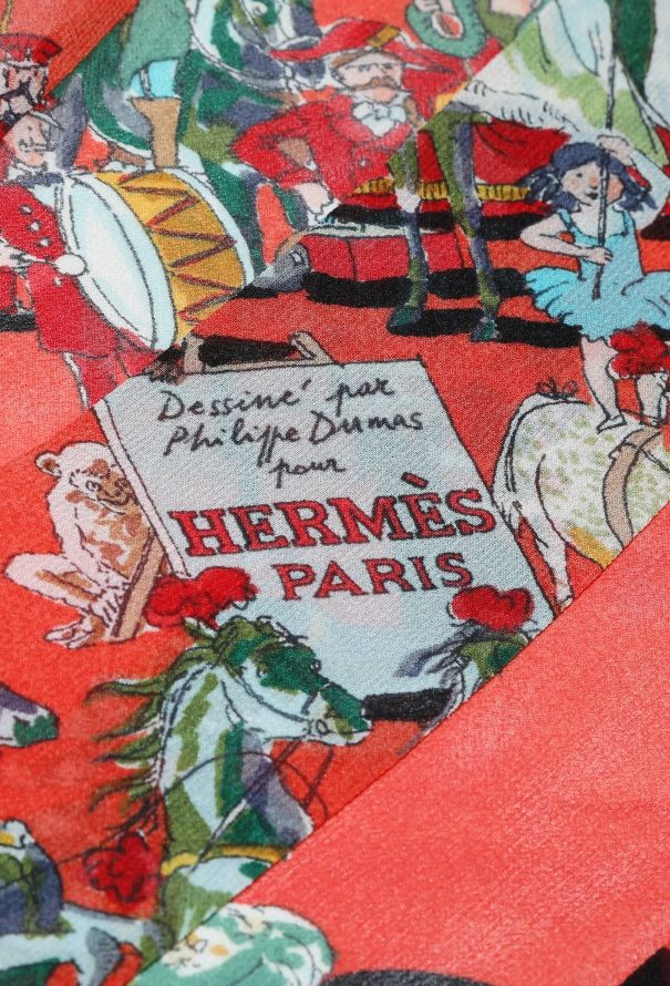 Hermès 2004 'Cirque Molier' Lavallière Top - 6