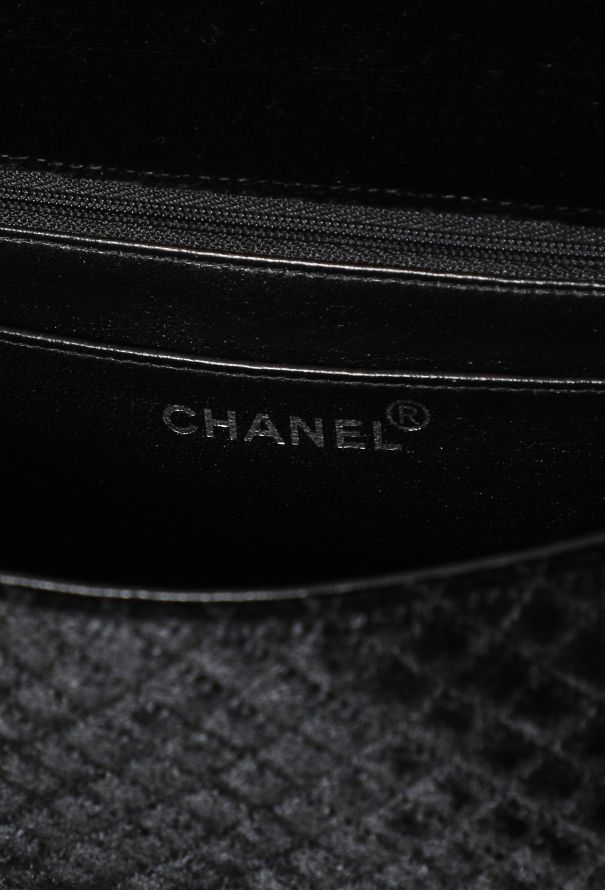 Chanel Velvet Medium Timeless Bag - 12