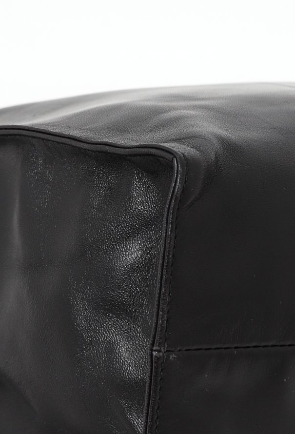 Prada Black Leather Tote Bag - 9