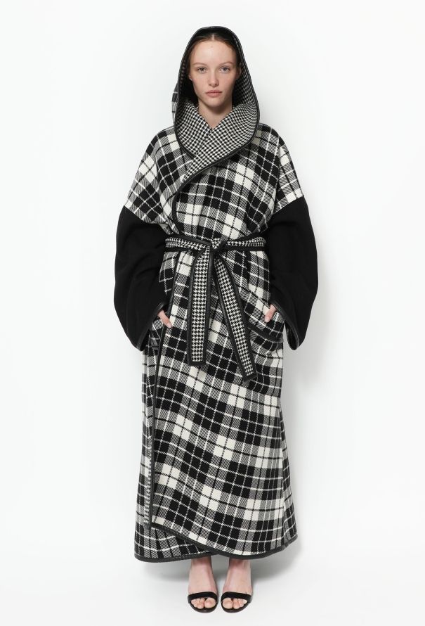 Balenciaga Resort 2020 Checkered Wool Coat - 7