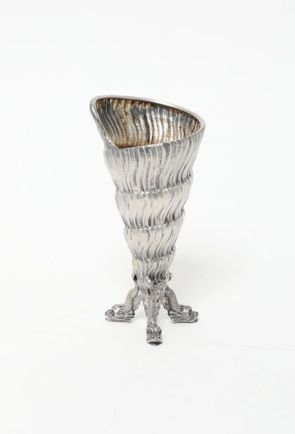 Vintage Objects & Decor Silver Shell Chalice - 1