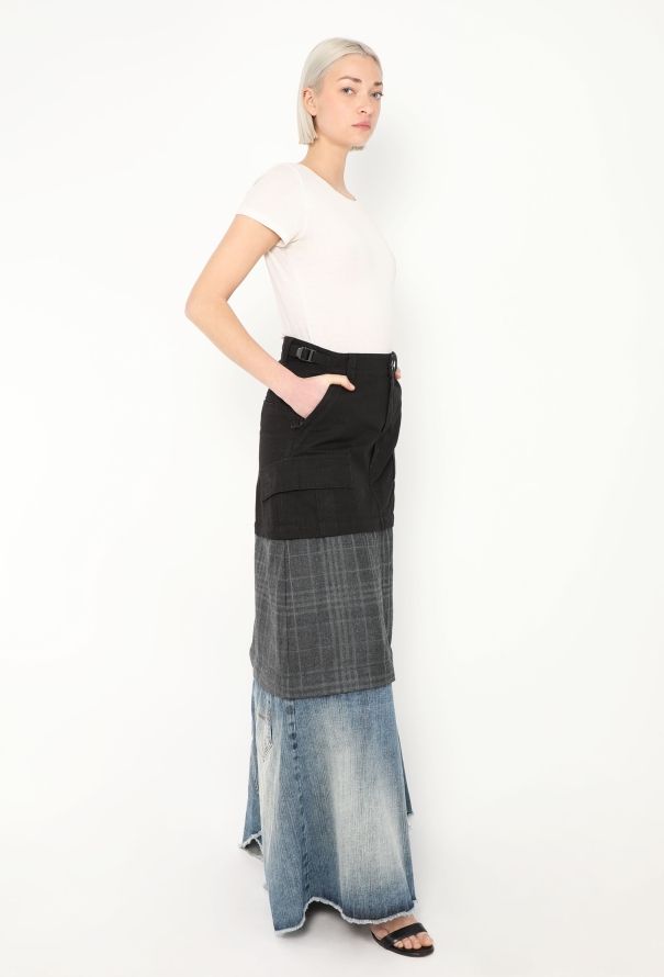 Balenciaga S/S 2024 Layered Cargo Skirt - 5