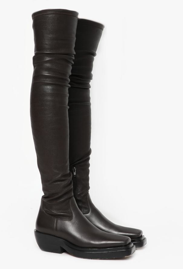 Bottega Veneta F/W 2020 Leather Western Boots - 3