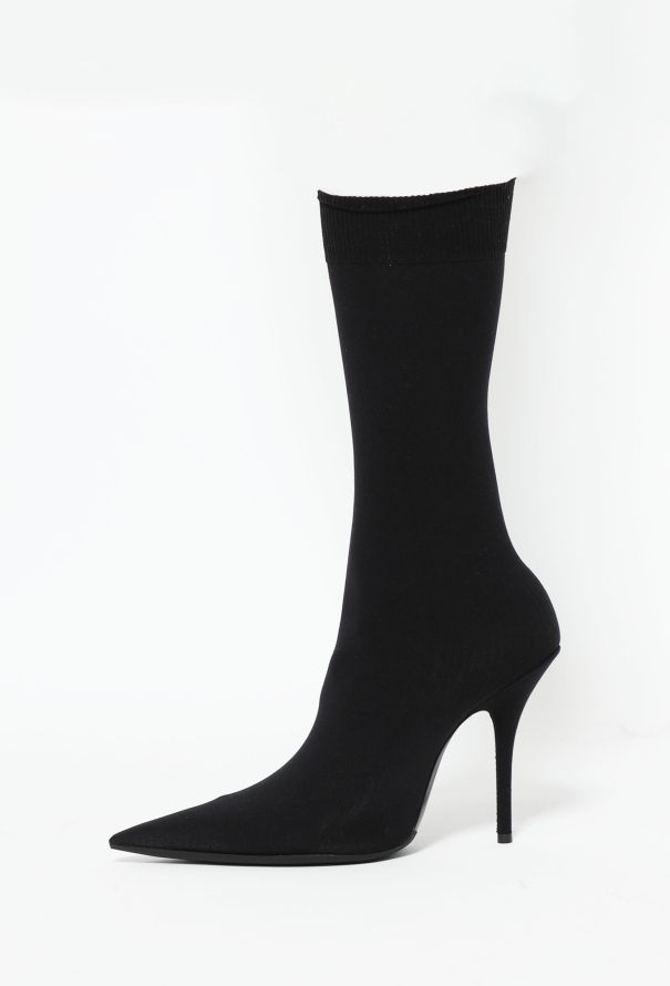 Balenciaga 2017 Knife Stiletto Sock Boots - 5