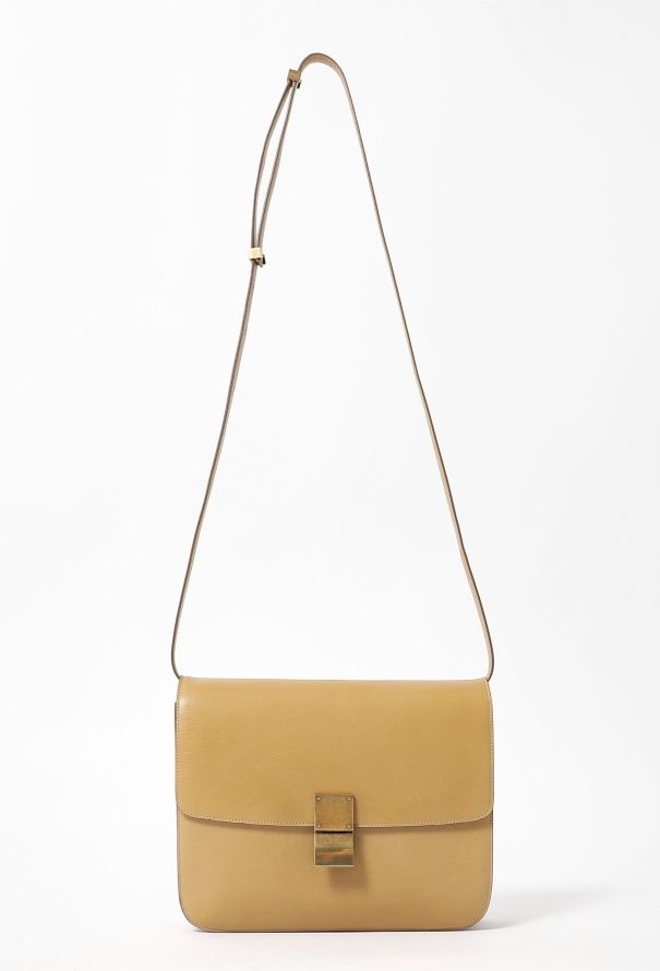Céline Large Beige Classic Box Bag - 1