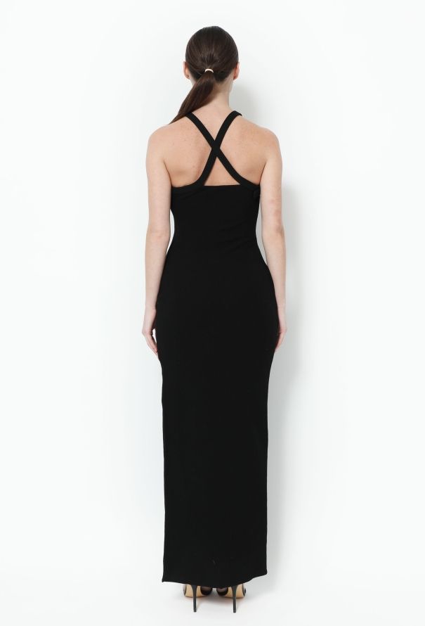 Gianni Versace 1993 Crêpe Halter Dress - 4