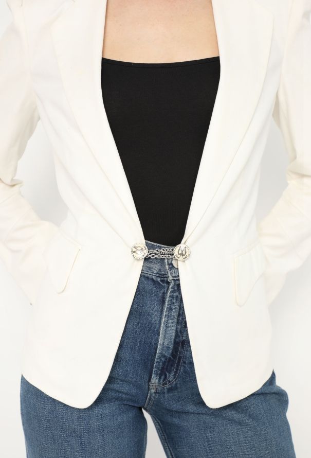 Balenciaga S/S 2006 Embossed Tailored Blazer - 5