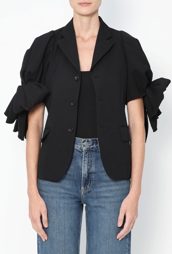 Comme des Garçons 2022 Bow Appliqué Jacket - 3