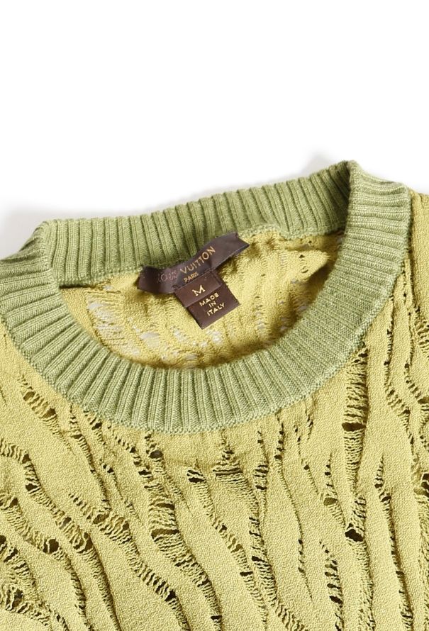 Louis Vuitton 2015 Intarsia Knit Top Green - 4