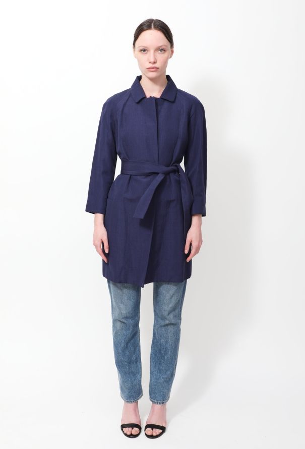 Chloé 2006 Phoebe Philo Belted Linen Jacket - 3