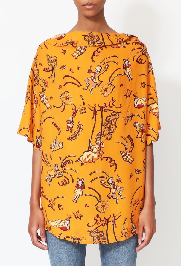 Loewe Paula's Ibiza Graphic Crêpe Tunic - 3