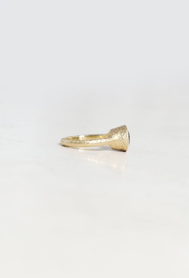 Vintage Fine Jewelry 18k Gold & Green Tourmaline Ring - 4